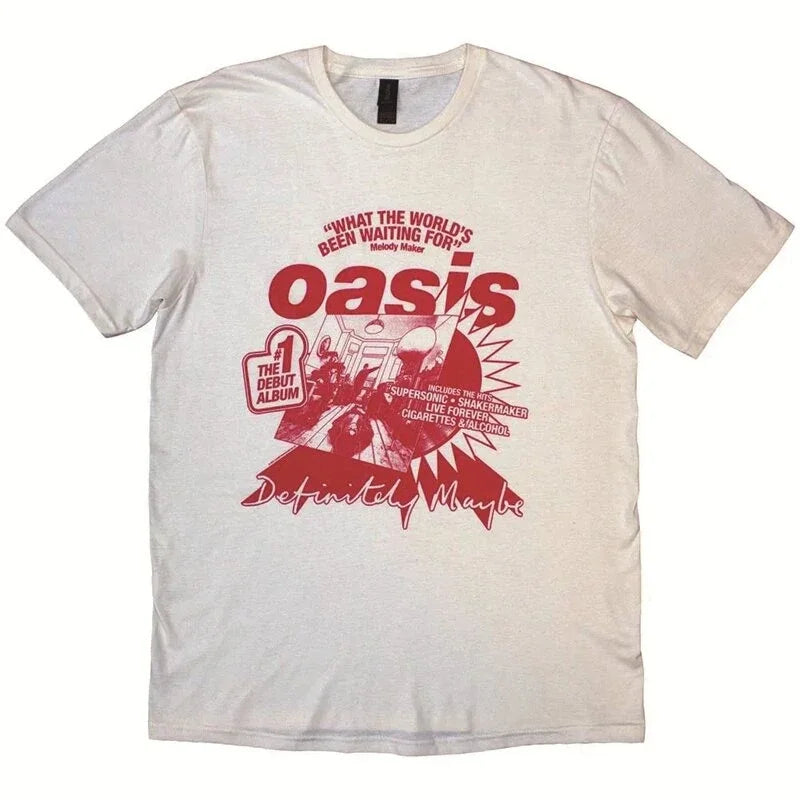 Oasi Band Logo Rock Band Vintage Women Print T-shirt Cotton Men T Shirt New Tee Tshirt Womens Tops women clothing