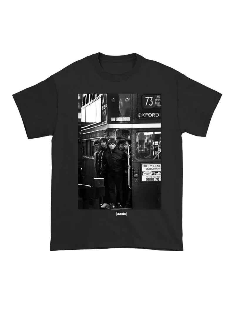 Oasi Band Logo Rock Band Vintage Women Print T-shirt Cotton Men T Shirt New Tee Tshirt Womens Tops women clothing