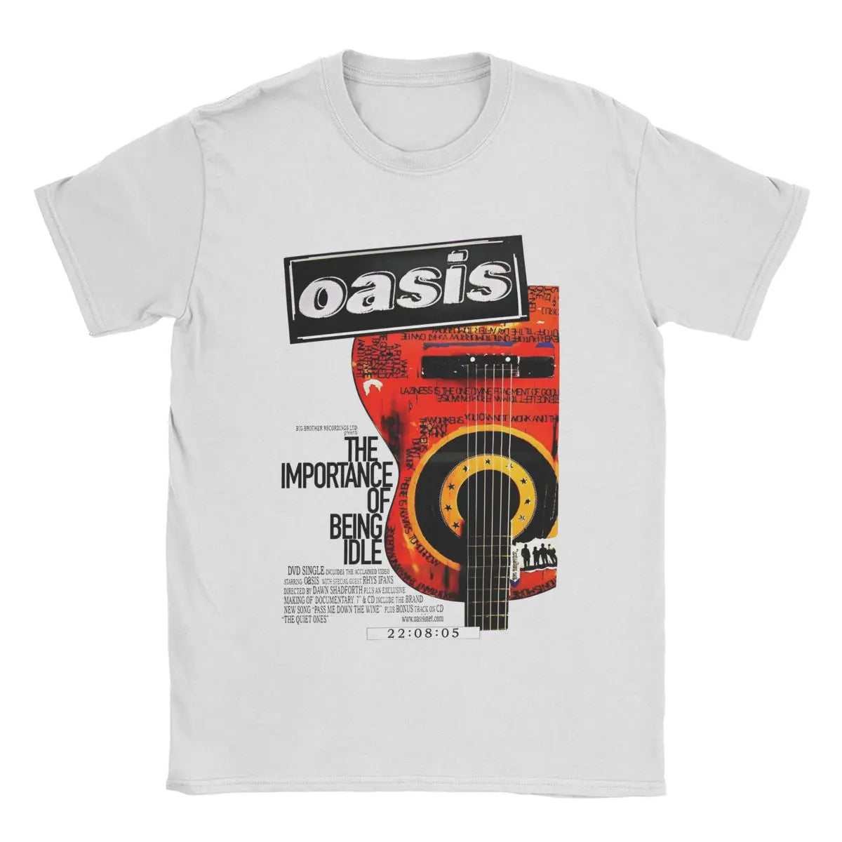 Rock Band O-Oasis Classic T-Shirt for Women Men Cotton T Shirt Y2K Short Sleeve Tee Shirt Summer Fashion Clothing Gift for Fans