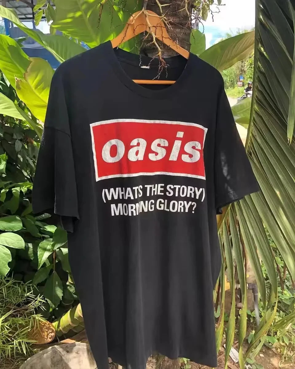 2025 Summer White Black T-Shirts Women's Trendy Oasis Cotton T-Shirt Women Versatile Loose Short Sleeve Tops Tshirts for Women