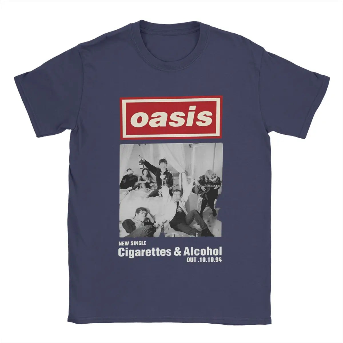Rock Band O-Oasis Classic T-Shirt for Women Men Cotton T Shirt Y2K Short Sleeve Tee Shirt Summer Fashion Clothing Gift for Fans
