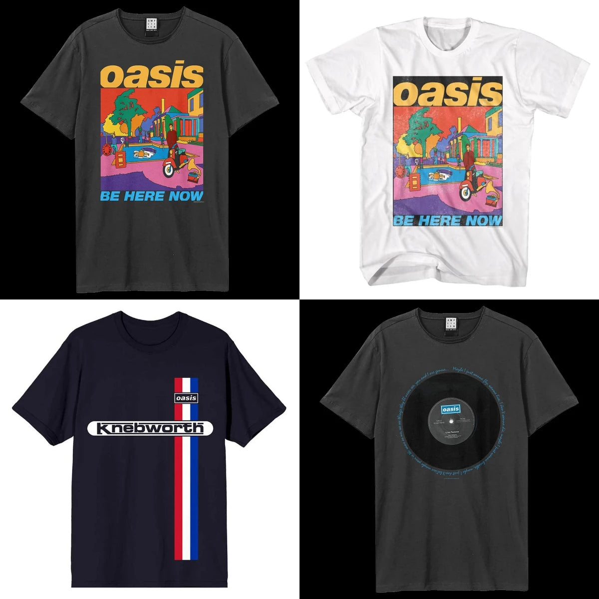 Hip Hop Street T Shirt Oasis Band Women Men Cotton Oversized Tees Oasis Rock Short Sleeve Men's T-shirt High Quality Streetwear