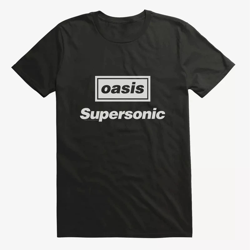 Oasi Band Logo Rock Band Vintage Women Print T-shirt Cotton Men T Shirt New Tee Tshirt Womens Tops women clothing