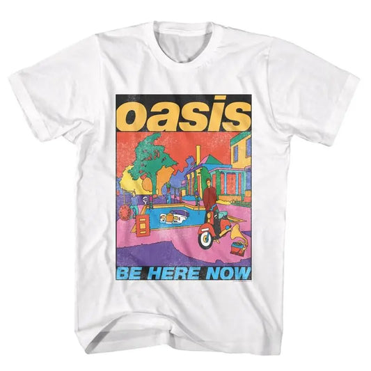 Oasis Oasis Band Summer New European and American Retro Casual Rock Music Trendy Brand Cotton Men's Short Sleeve T-Shirt