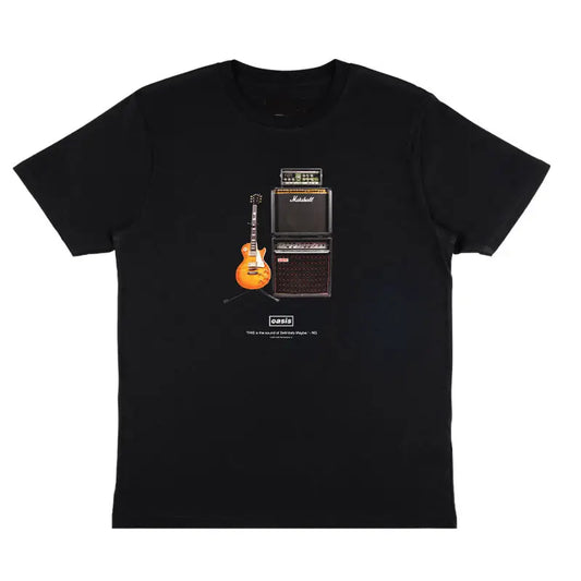 Oasis Oasis Band Summer New European and American Retro Casual Rock Music Trendy Brand Cotton Men's Short Sleeve T-Shirt