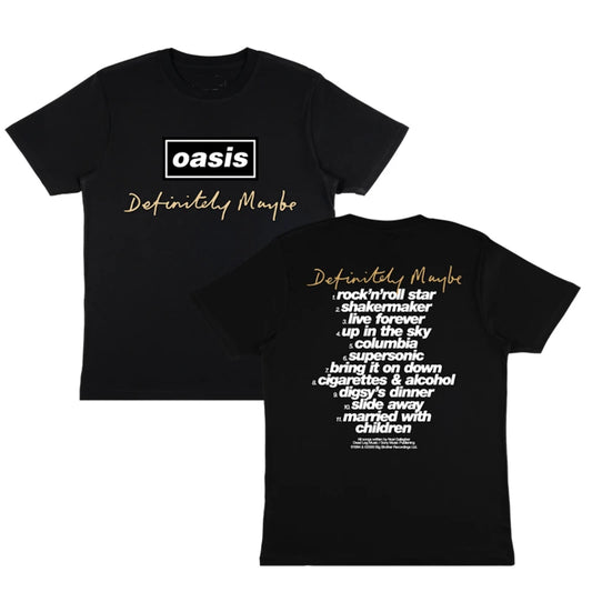 Hip Hop Street T Shirt Oasis Band Women Men Cotton Oversized Tees Oasis Rock Short Sleeve Men's T-shirt High Quality Streetwear