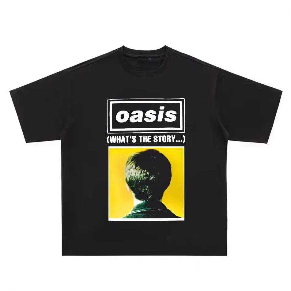 2025 Oasis Tour Peripheral Limit Women T-Shirts Trendy Cotton T-Shirt Women Versatile Loose Hot-selling Fashion Short Sleeve Top