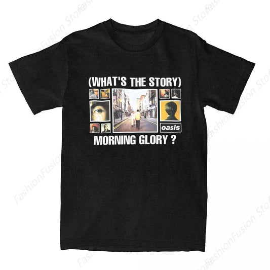 Rock Band O-Oasis Classic T-Shirt for Women Men Cotton T Shirt Y2K Short Sleeve Tee Shirt Summer Fashion Clothing Gift for Fans