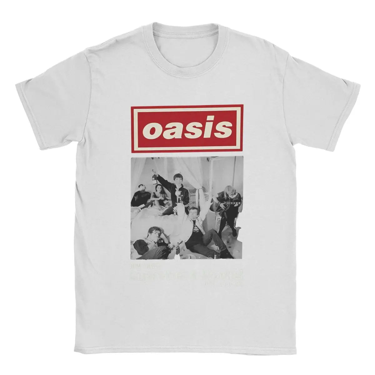 Rock Band O-Oasis Classic T-Shirt for Women Men Cotton T Shirt Y2K Short Sleeve Tee Shirt Summer Fashion Clothing Gift for Fans
